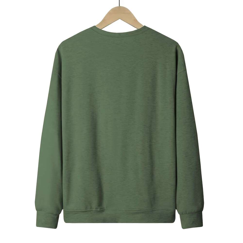 Pack Women S Casual Crew Neck Sweatshirts Alphabet Print Long Sleeve Pullover Polyester Elastane All Season Comfort Gsm Knit Fabric