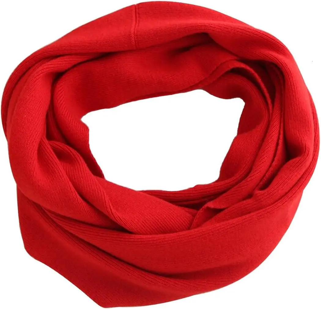 Unisex Soft Cashmere Solid Scarf Womens Mens LuxuriousNeck Warmer Cozy Loop Wrap Elegant Endless Circle Scarf Versatile 251029