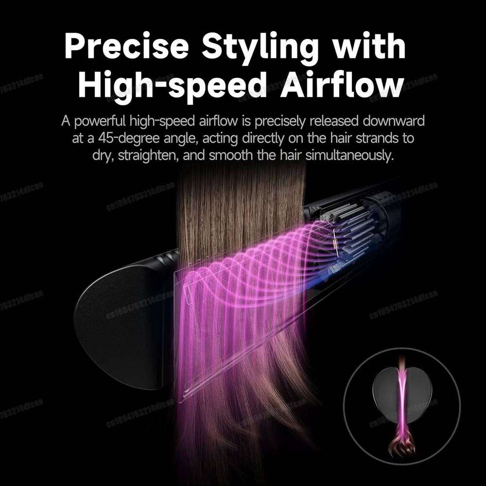 Professional 2IN1 Hair Dryer&Straightener 1300W Quick Dry Air Function Strait Ions Flat Iron Long Lasting Wet&Dry Styling Tool