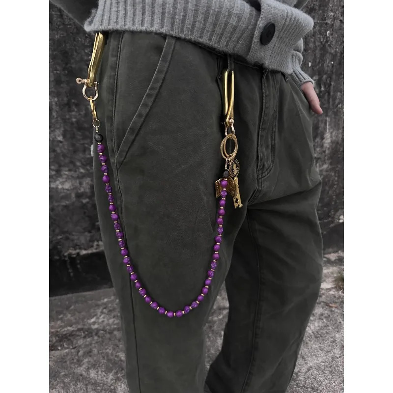 Original Skull Turquoise American Cleanfit Trouser Chain Vintage Cross Denim Chain Accessory 251021