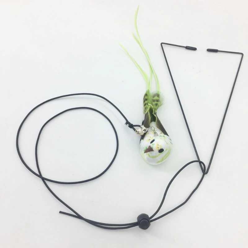 Interactive Cat Toy Cats Mouse Toys Hanging Door Retractable plaything Funny Selfhey kitten Scratch Rope Mouse Toy Pet Products S251029