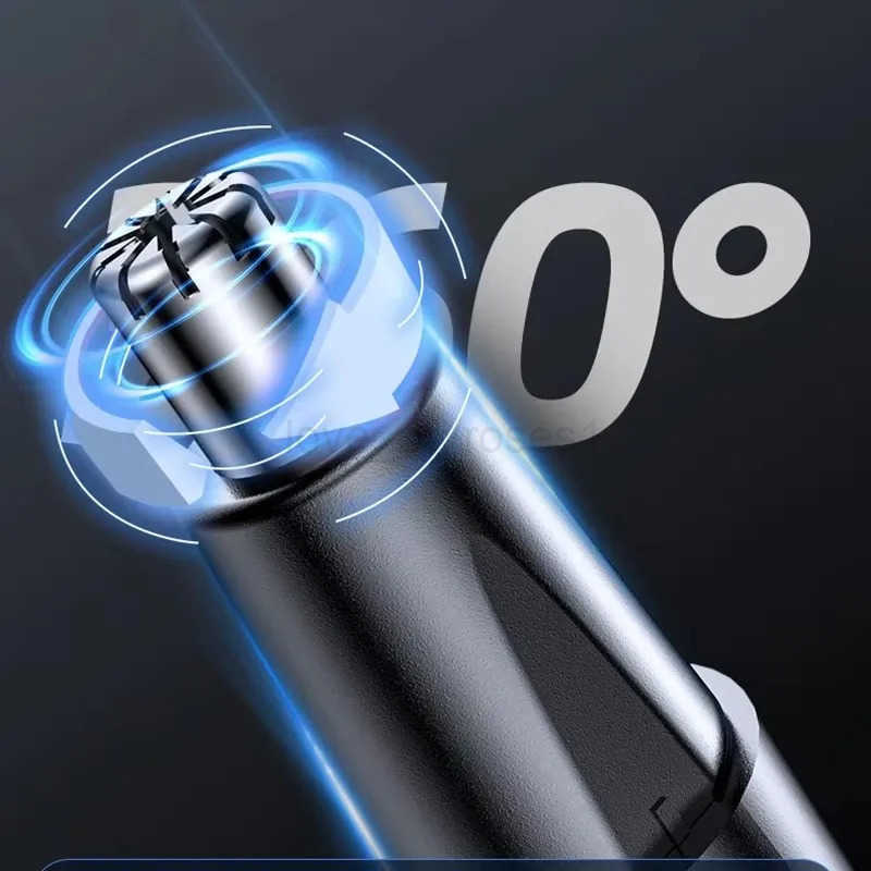 1pc Electric Nose Hair Trimmer Mens Nose And Ear Remover Automatic Washable Electric Shaving Tools USB Rechargeable Z251030
