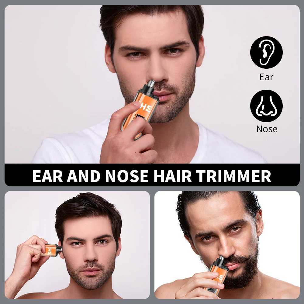 Nose Clippers Facial Hair Trimmer Digital Display Rechargeable Nose Trimmer Gift for Boyfriend Father Birthday M251030