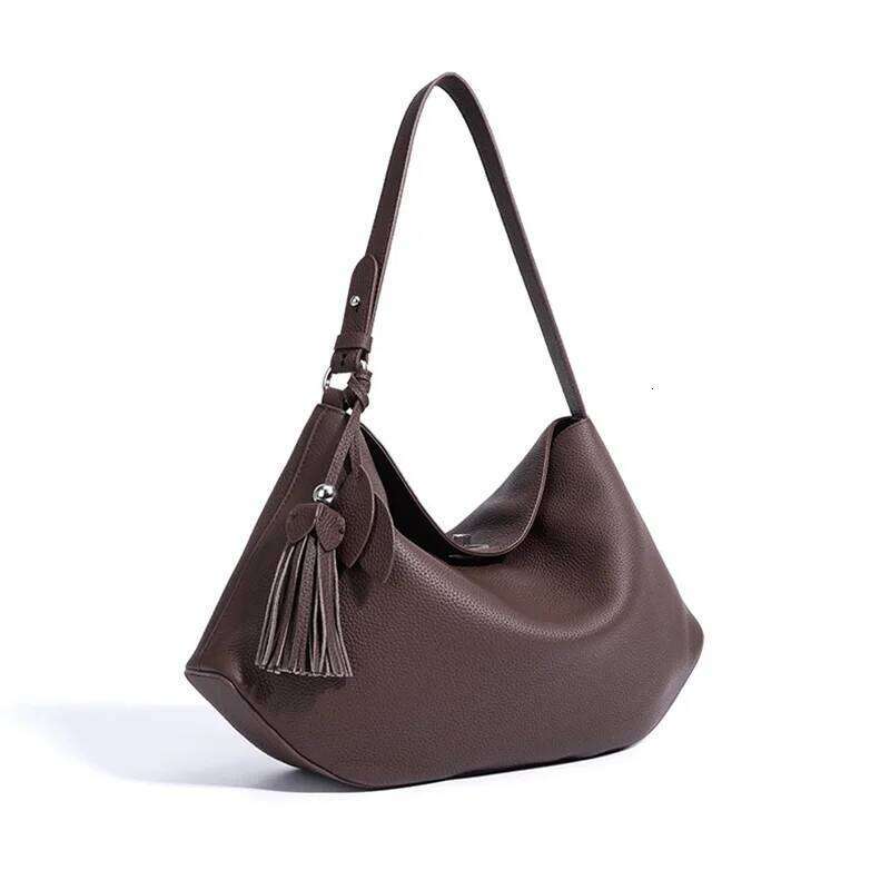 Designer bag 52 Mendy Women's Trend 2025 Autumn Winter Shoulder Hobo Bags Genuine Leather Handbag Large Dumpling Underarm Bag