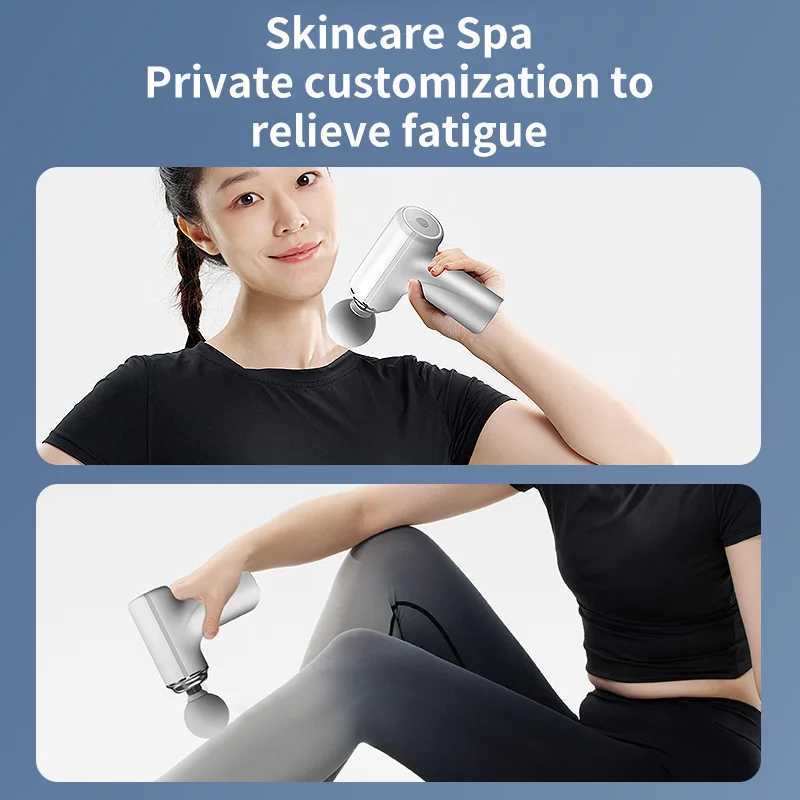 Vibration Massage Gun Rechargeable Wireless Muscle Relaxation Massager Mini Professional Fitness Portable Electric Fascia Gun J251030
