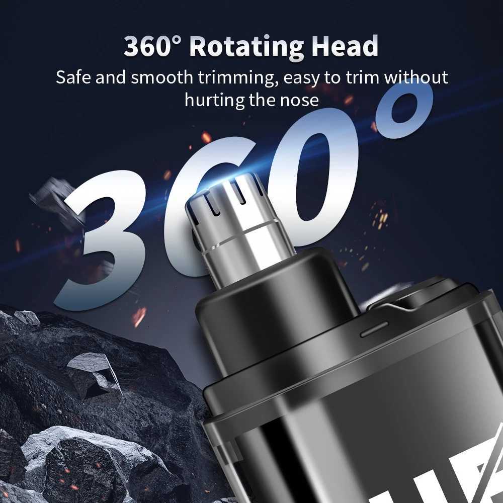 Electric Nose Hair Trimmer Clipper Rechargeable Multikinetic Shaving Unisex Automatic Washable Personal Care Appliances M251030