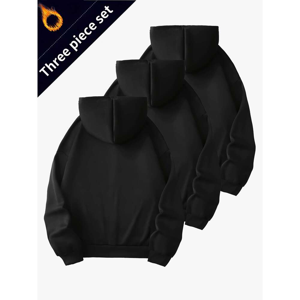 Women S Pcs Cozy Fleece Lined Hoodie Set Casual Zip Up Sweatshirts With Drop Shoulder Long Sleeves Kangaroo Pockets For Fall Winter