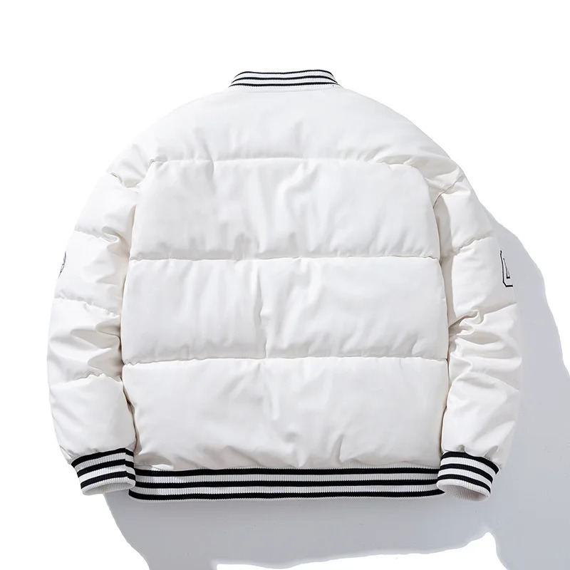 PU Leather Baseball Jacket women Trend Patchwork Letter Embroidery Cardigan Coats Male Autumn Casual Loose Mens Jackets 251028