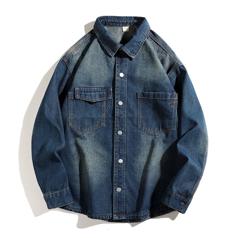 American Style Denim Jacket Men 2025 New Autumn Trendy Designer Coat Loose Versatile Cool Simple Casual Jacket