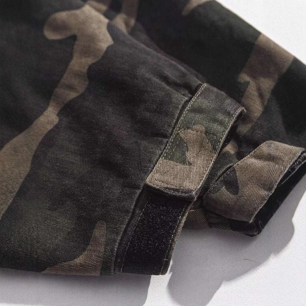 American Style Designer Coat Camouflage Jacket For Men New Autumn Hooded Loose Street Style Cool Casual Jacket