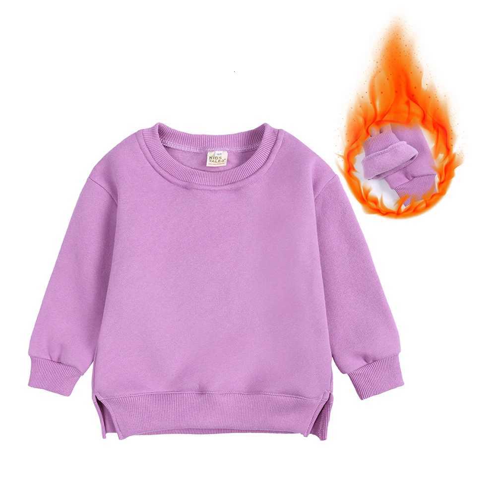 2025 Custom 17T Kids Sweatshirt Warm Thicken Fleece Pullovers Clothes Korean Baby Boys Girls Comfortable Hoodies Tops ClothingT251030