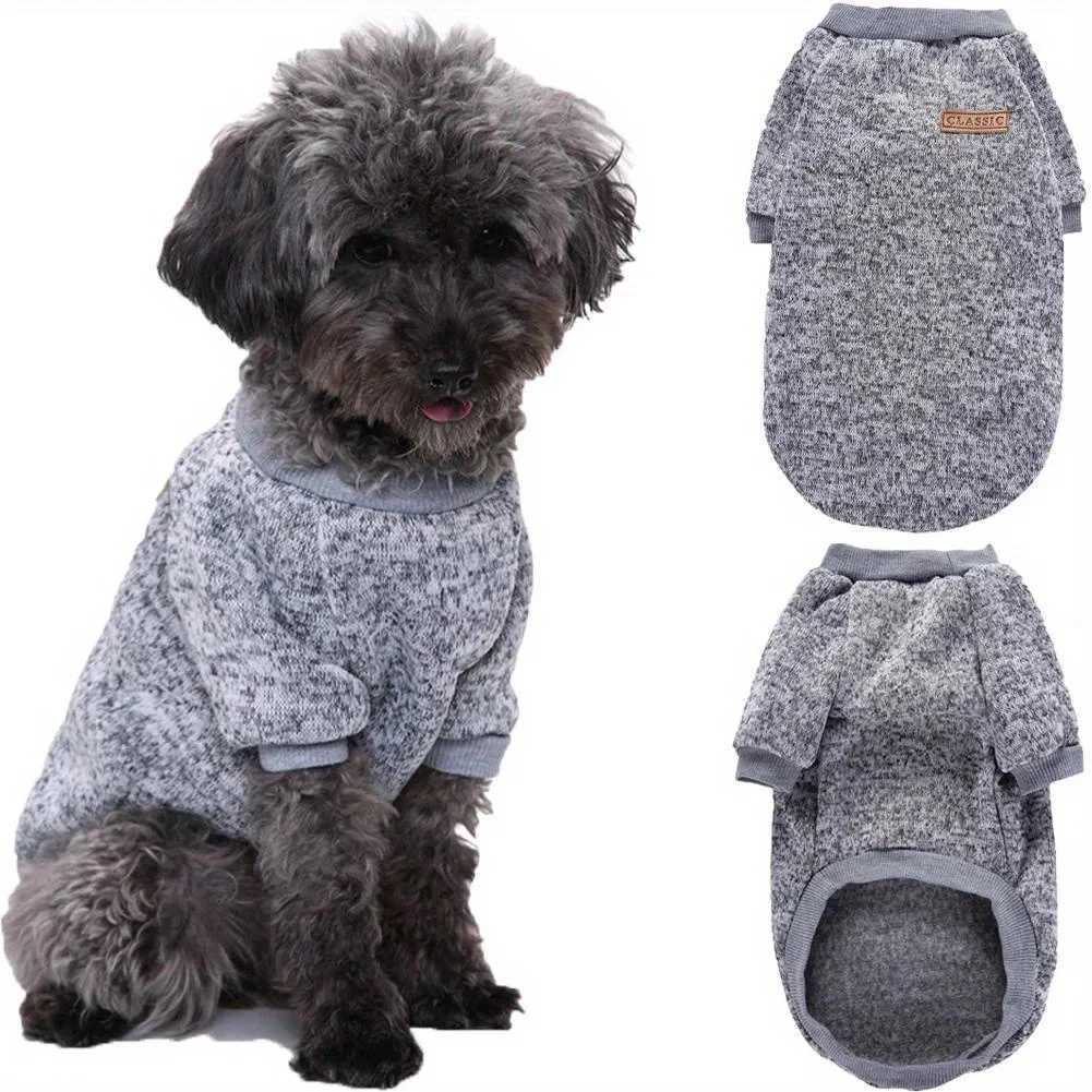 Warm Winter Dog Clothes French Bulldog Sweatshirt Pet Pullover C251030