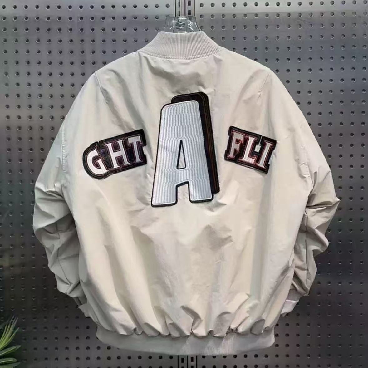 Men's New Spring Designer Coat And Autumn Street Fashion Baseball Collar Embroidered Patch Versatile Bomber Jacket Top