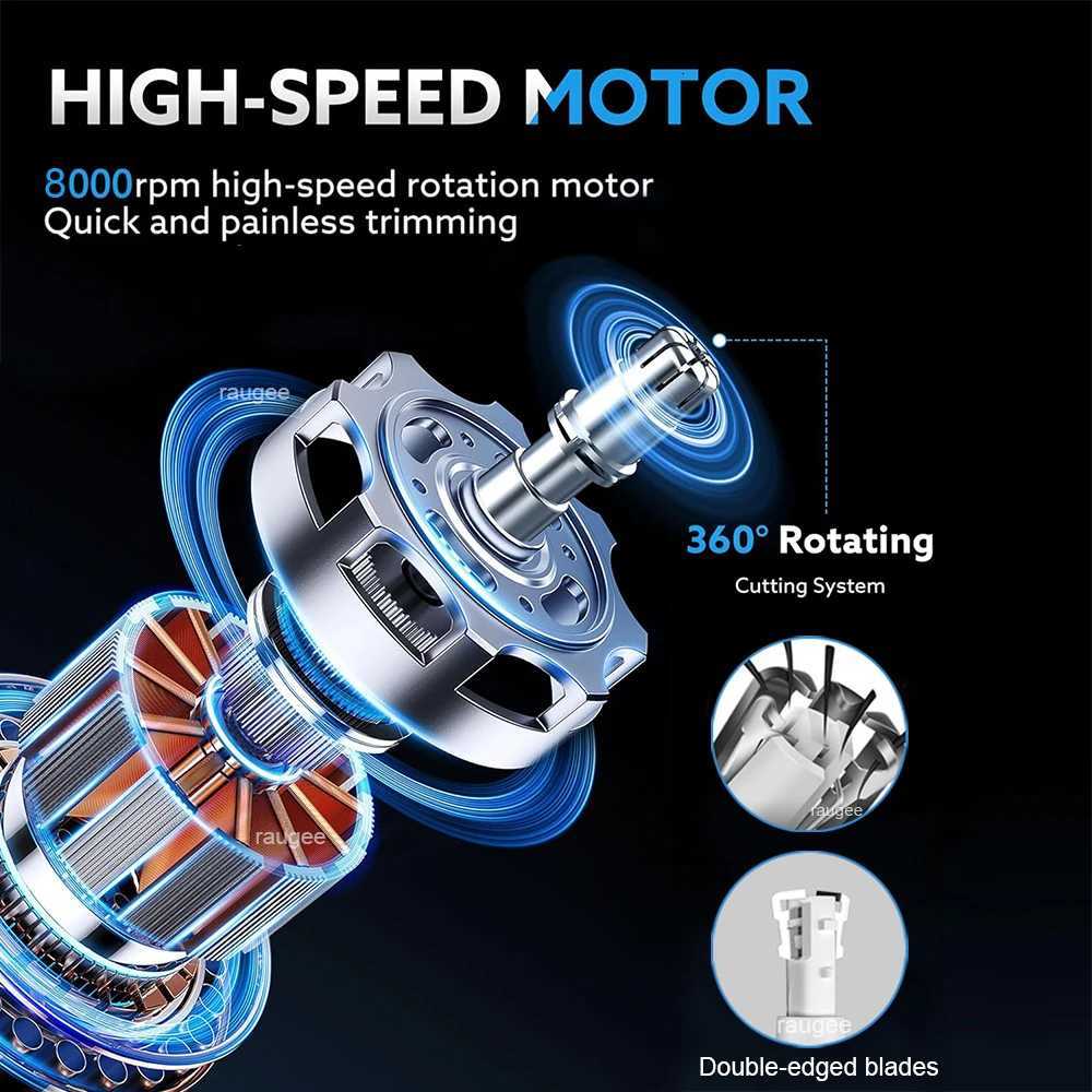 Electric Nose Hair Clipper for Men Portable Painless Nose Trimmer Rechargeable Waterproof Trimmer For Men Women M251030