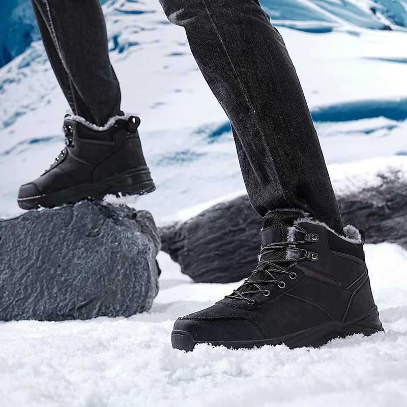 Male Sneakers Outdoor Shoes for Men Winter Sport Ankle Boots NonSlip Winter Boots for Men Loafers Soft and Comfortable Fashion Z251029