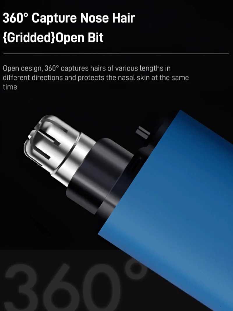 German Quality Electric Nose Hair Trimmer Rechargeable Nose Hair Remover Waterproof Durable Cleaning ToolShaver M251030