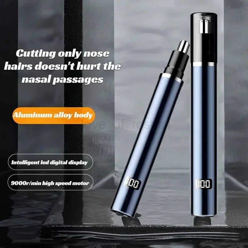 Electric Nose Hair Trimmer Nose Hair Portable Rechargeable Nose Hair Trimmer Mini Trimmer Nostril Cleaner Z251030