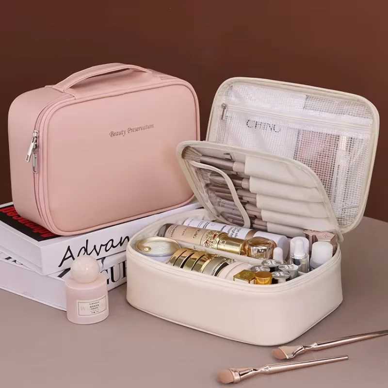 New womens makeup bag portable storage bag large capacity luxury makeup bag makeup travel bag basic makeup bag J251115