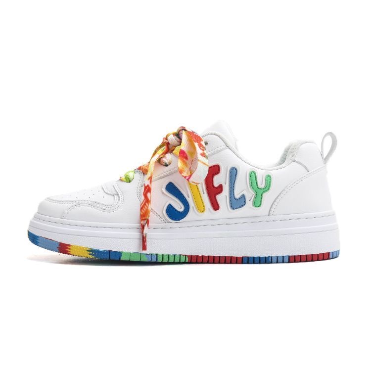 Jifffly Men's Sneakers 2025 Summer New Versatile Loafers Couple White Casual Sports Shoes