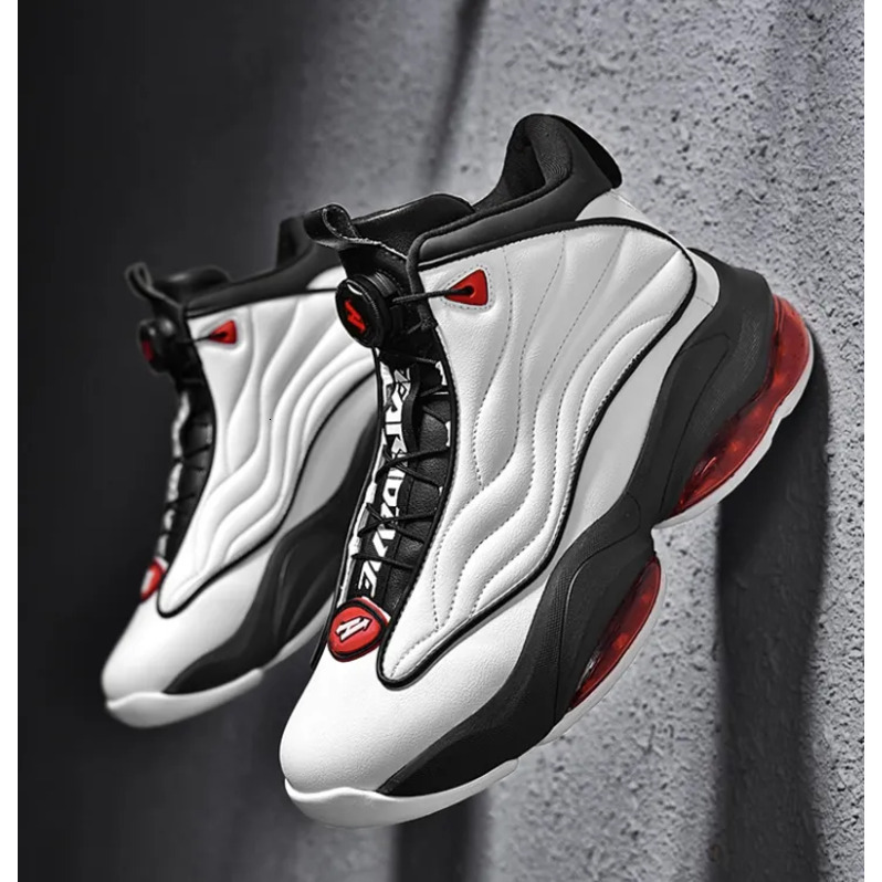 Men's Autumn Winter High-top Thick-soled Non-slip Shoes Versatile Trendy New Niche Soft-soled Air Cushion Sports Casual Shoes