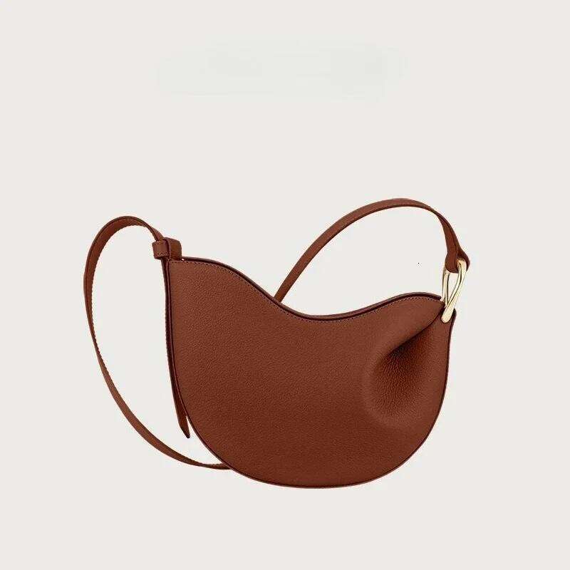 Popular French Bead New Small Design Under Arms, Simple Leather Strap Bag For Women, 2025