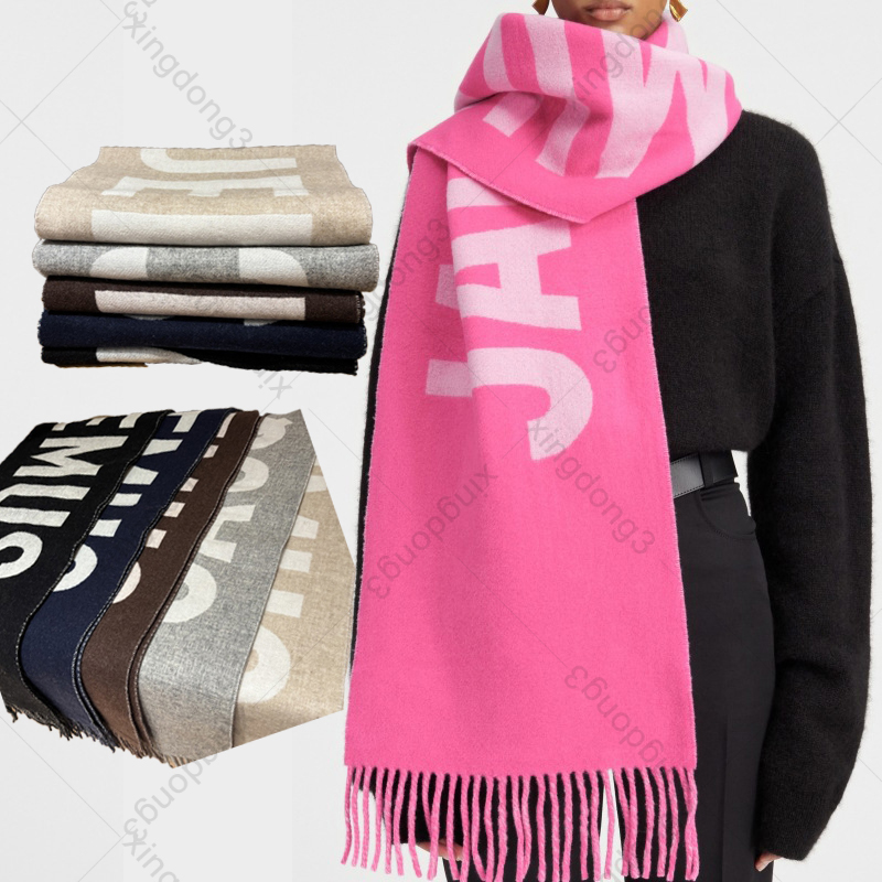 Designer scarf luxury scarf for women Shawl Knitting jaq Letter Alphabet lamb wool scarf shawl Cashmere scarf