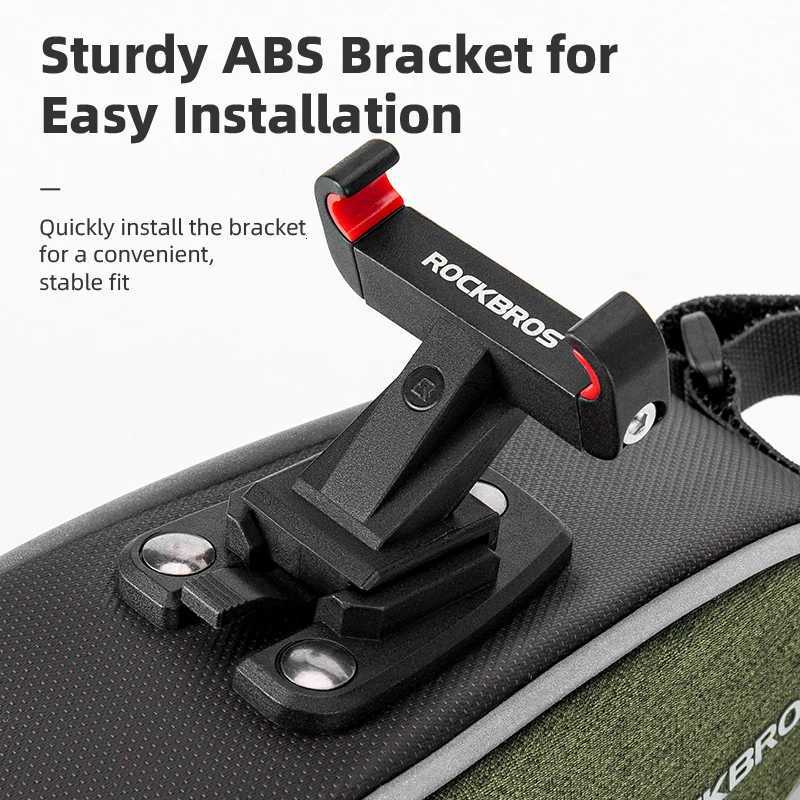 ROCKBROS Bicycle Saddle Bag Portable Waterproof Cycling Seat Tail Pouch Ciclismo Seatpost Backpack Storage Rear Bag Pannier H251029