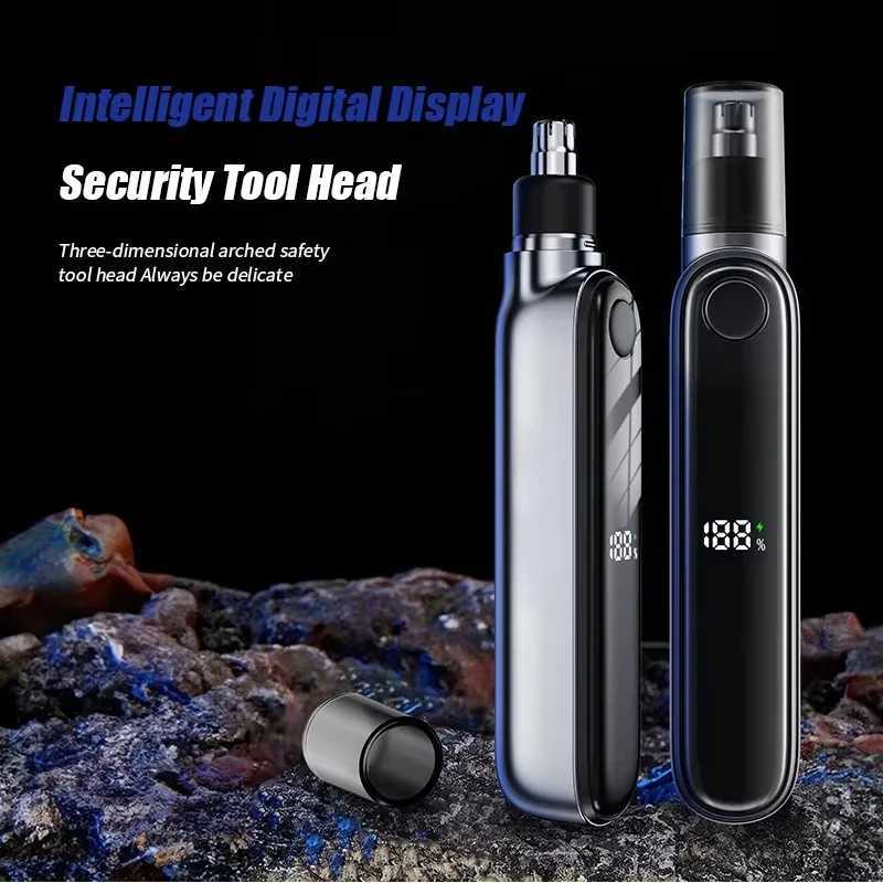 Electric Nose Hair Trimmer 3in1 Mens Rechargeable Ear And Nose Hair Trimmer To Clean Nostrils Remove Nose Hair Alloy Blade M251030