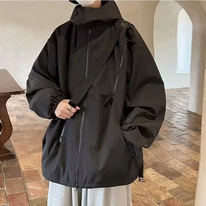 Men's Jacket 2025 Spring And Autumn New Style Sangyan Mountaineering Jacket Trendy American High-end Designer Coat Feel Jacket