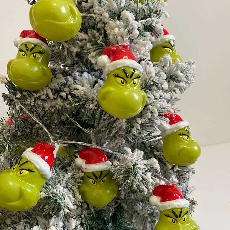 2024 Christmas LED Lights String Lights Decorations for Tree Home Garden Indoor Outdoor Beads Halloween Day Holiday Decorations C251030