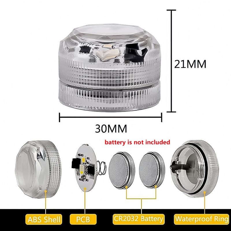 Waterproof Indoor-Outdoor Mini LED Lights Kit Featuring Multiple Lighting Modes---Mini decorative lamp