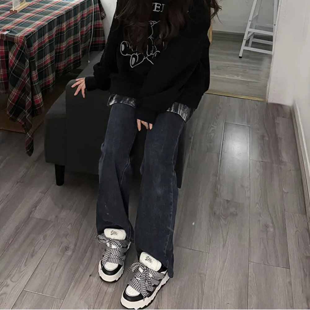 Jifffly Black and White Panda Loafers for Men & Women 2025 New Trend - Versatile Couple Casual Leisure Sports Shoes Anti-slip