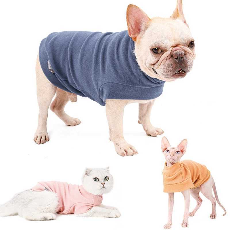 Dog Cat Clothes Leisure Dogs Hoodies French Bulldog Sphinx Autumn and Winter Warm Clothes Puppy Cat Shirts For Dog ropade perro C251030