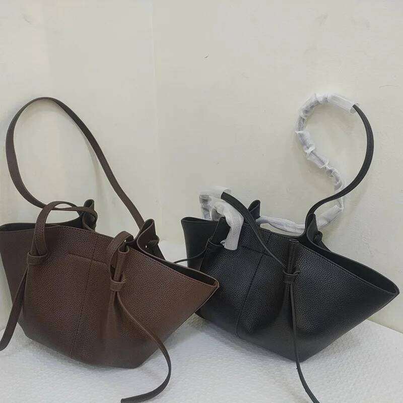 Yuzefi Shoulder Leather Design High-Quality Women's Crossbody Bag Solid Color Multifunctional Handbag