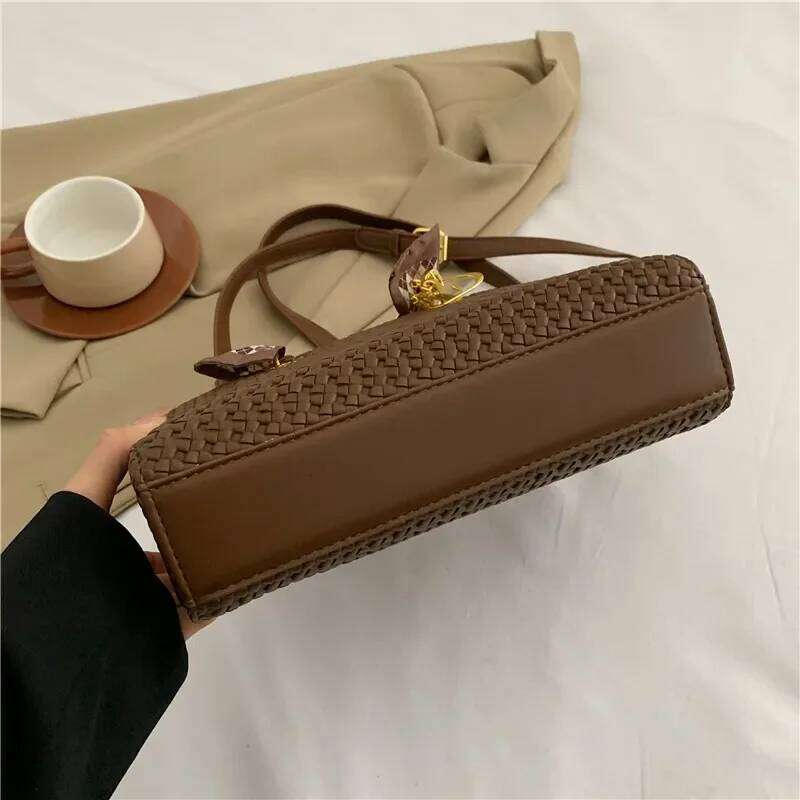 Designer Bags Paris Fashion Crossbody Bag - Elegant Vintage Leather Messenger Purse, Minimalist Casual Large Capacity Shopper Tote Hot Selling