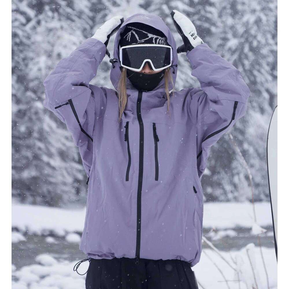 Winter Jacket for Women Men 3L Snowboard Clothing Waterproof Windproof Warm Breathable Outdoor Snow Wear Ski Coat Hooded