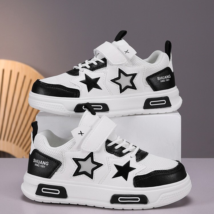 Children's shoe designer fashionable breathable sports shoes casual style new Mid Autumn Festival children's spring and autumn styles wear-r