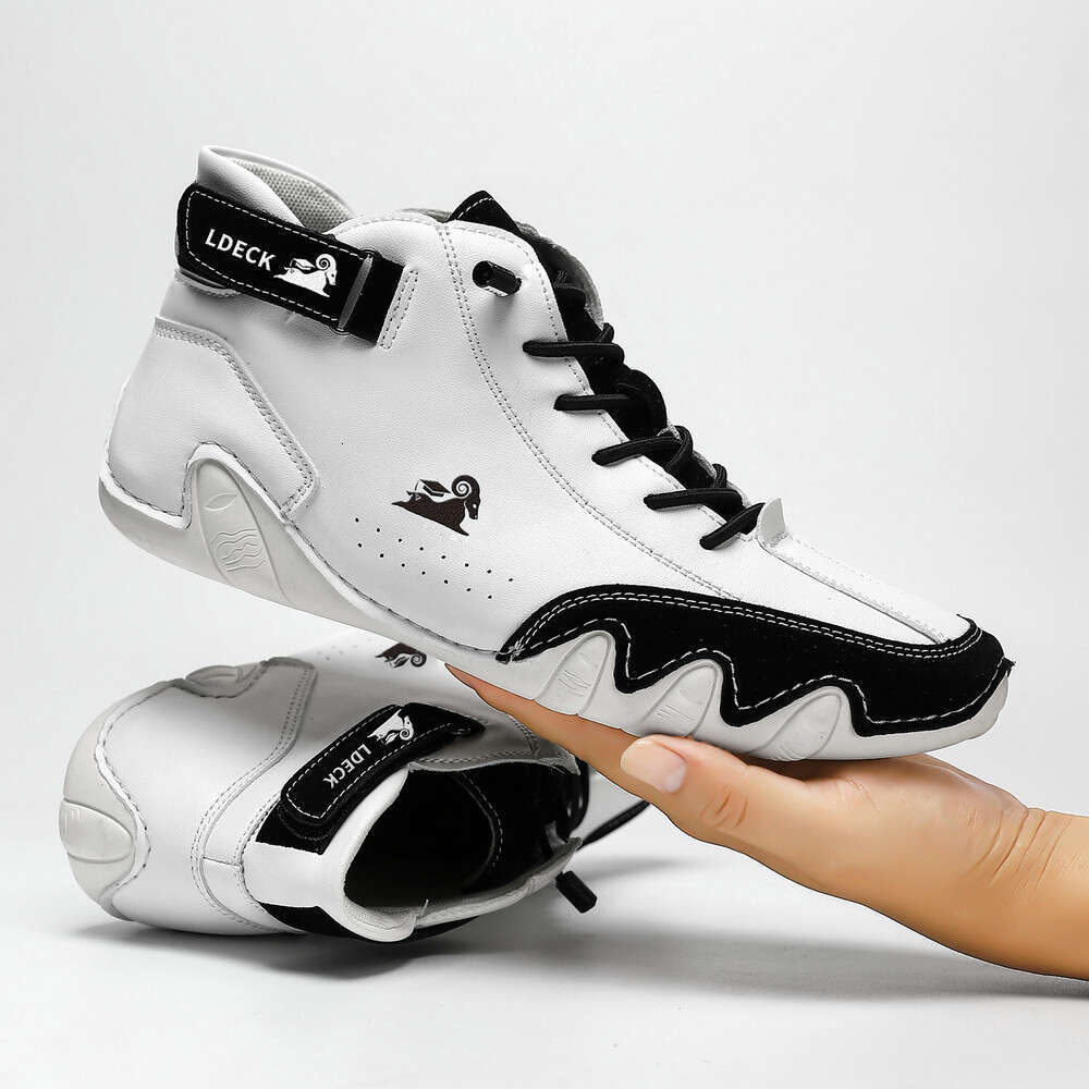 LDECK Martin Spring Summer High Top Octopus Shoes Men's Casual Short Boots