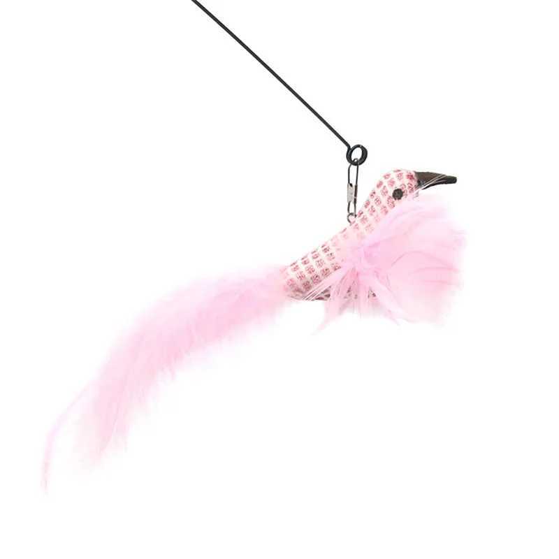 Replacement Head for Funny Cat Stick Toy Bell Various Kinds Cats Rod Feather Birds Teaser Toy for Kitten Pet Supplies S251029