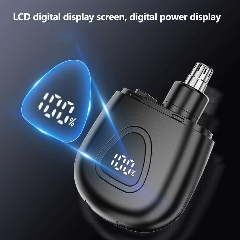 USB charging Nose and Ear Hair Trimmer Portable Electric Nose Hair Clipper Mini Compact Design Quick Charging Suitable for men M251030