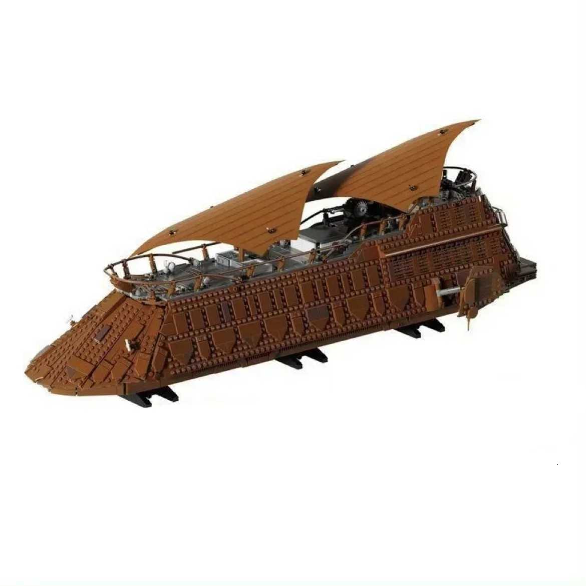 Vintage Sail Barge Building Blocks Classic Ship Model Kit Collectible DIY Toy for Adults KidsXJ251030