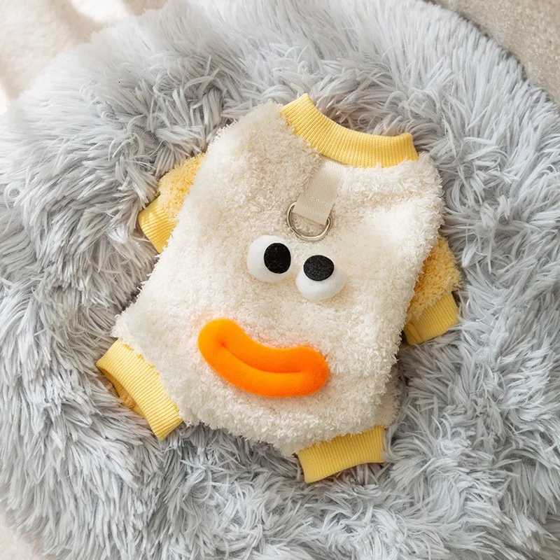 Four Legs Cartoon Chihuahua Dog Clothes Soft Fleece Outdoor Cat Clothing Designer Overalls Unisex Sweatshirt for Small Puppy C251030