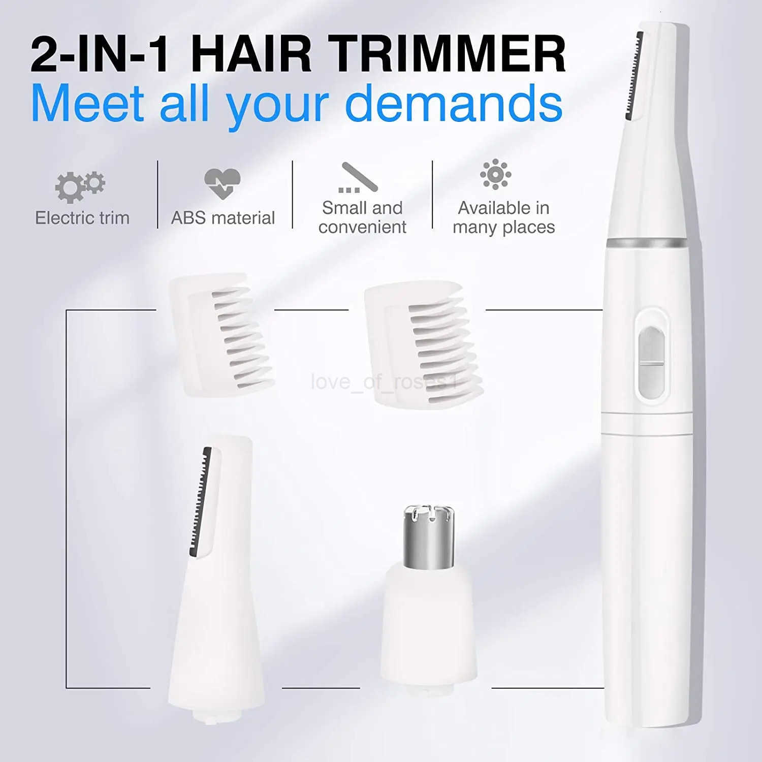 Multifunctional Electric Nose Trimmer Nose Hair Cut Clipper Eyebrow Trimer For Men Women Beauty Tool Safe Lasting Face Care Tool Z251030