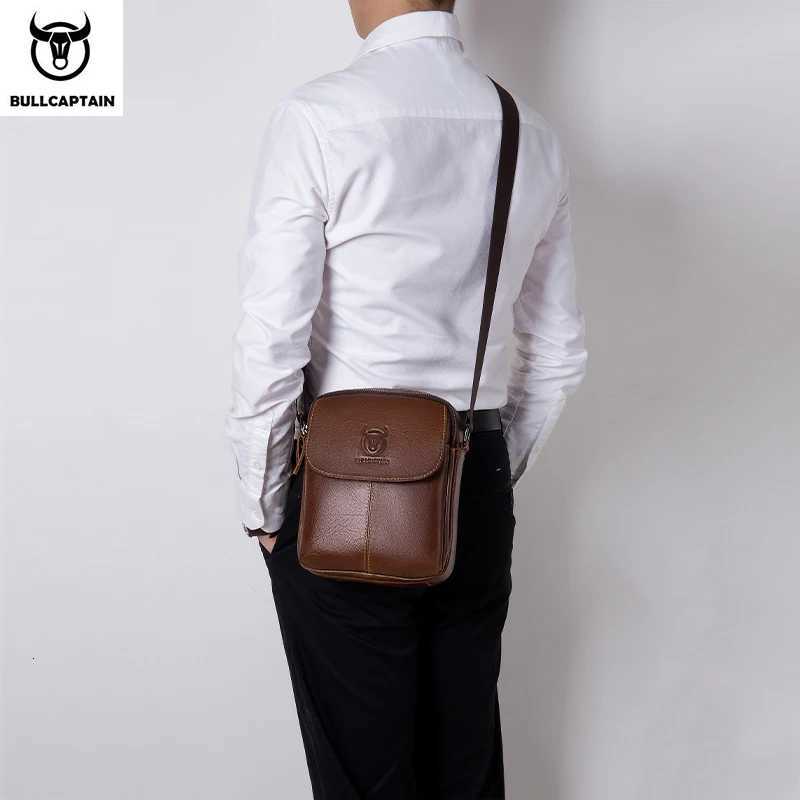 BLCAPTAIN Leather Mens Messenger Bag Business Shoder Bags Suitable For 79 Inch Ipad Mini High Quality M Crossbody Bages Y251011