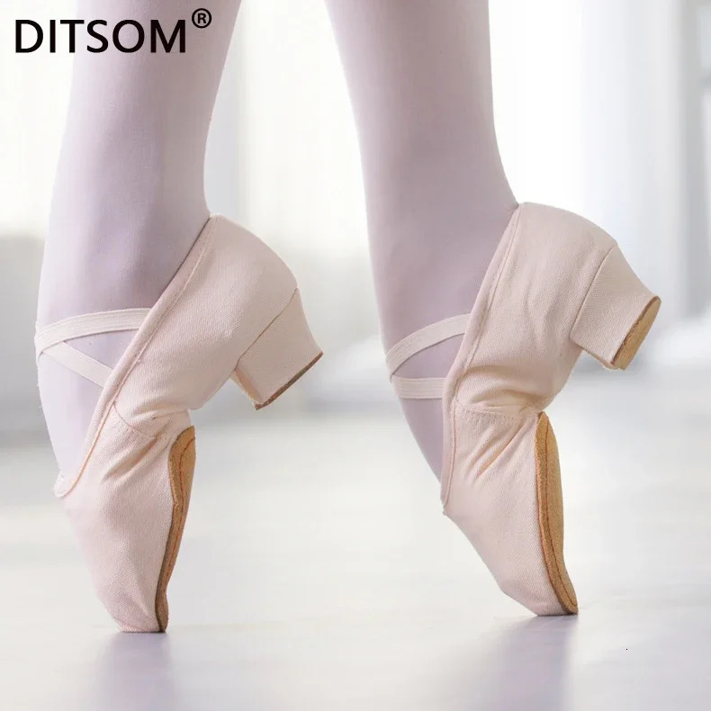 Quality Leather Ballet Dancing Shoes For Women Low Heel Genuine Leather Girls Ballet Jazz Dance Shoes Belly Yoga Teacherss Shoe 251023