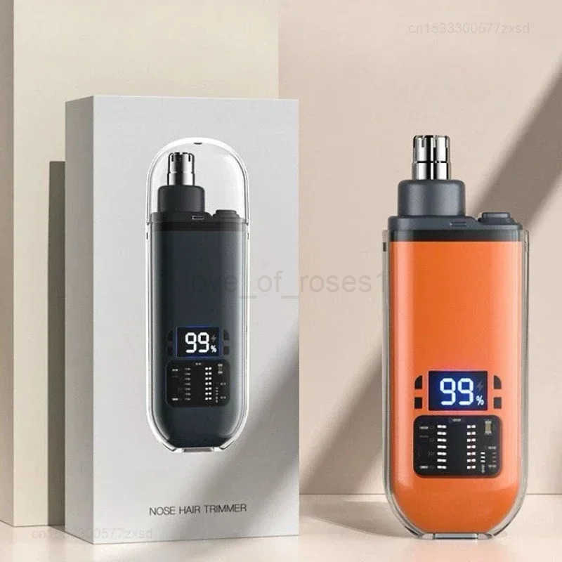 Electric Nose Hair Trimmer TypeC Rechargeable Waterproof Portable Multifunctional for Ear Eyebrow Beard Powerful Trimmer Z251030