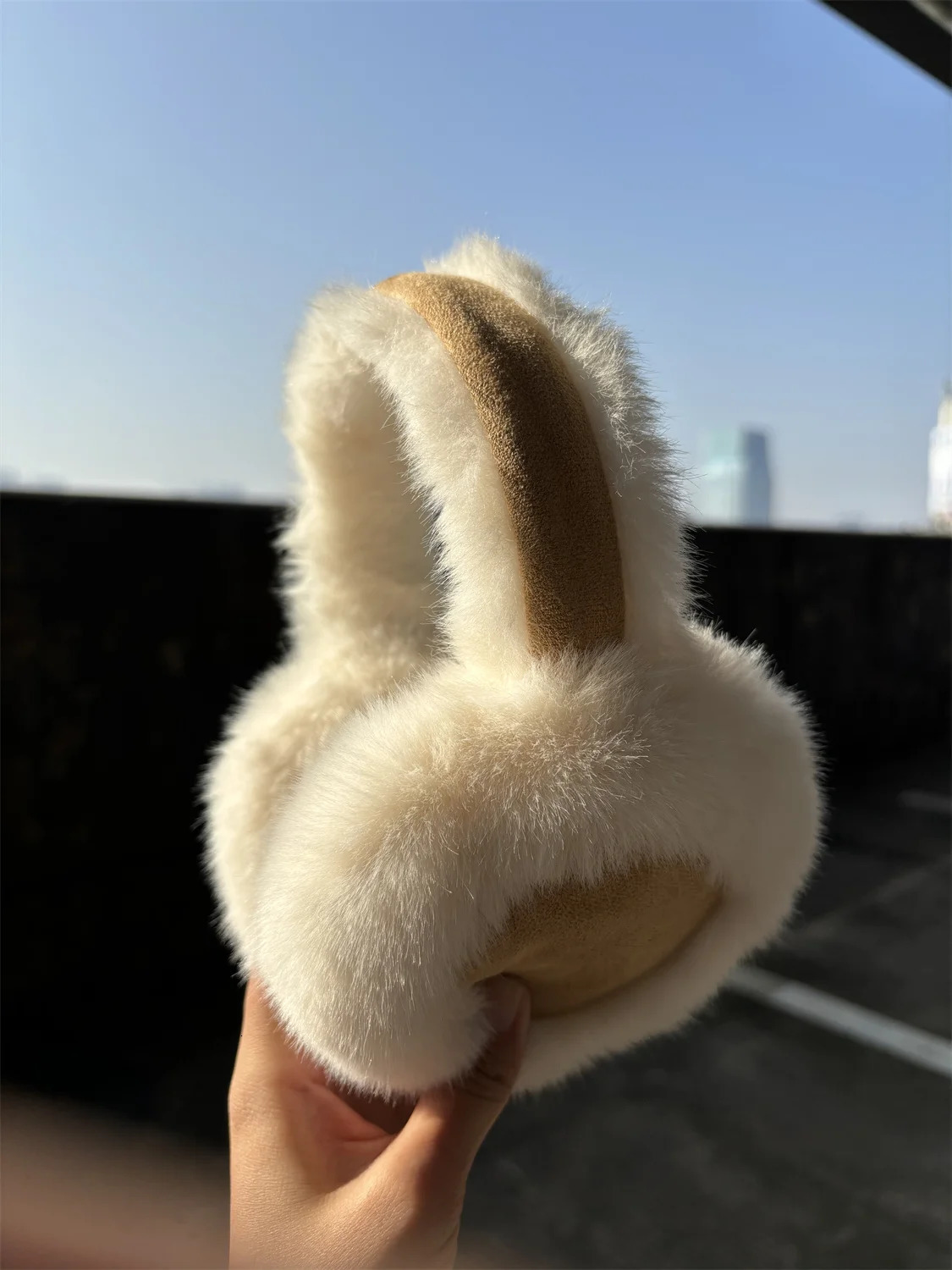 Fluffy Soft Earmuff Fashion Man Woman Ear Muff High Quality Rabbit Fur Eardrum Winter Accessories Christmas 251024