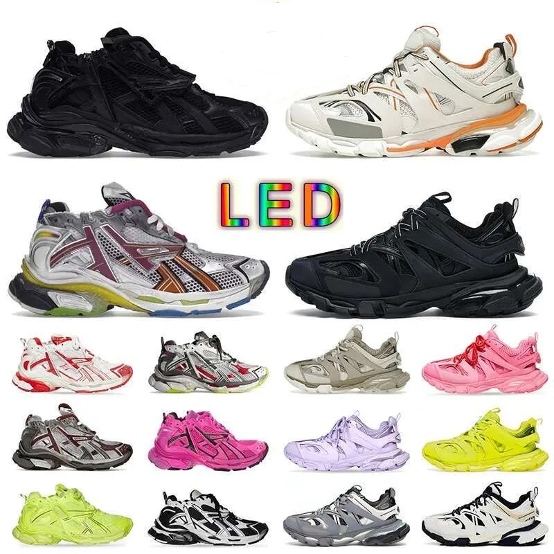 Unisex Designer Track Casual Sneakers - Lace-Up Runners with Multiple Color Options
