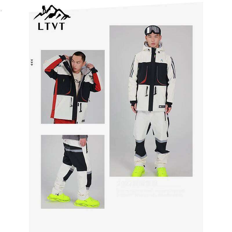 Windproof Waterproof Ski Suit For Women Men, Warm Clothing, Skiing And Snowboarding Suit, Winter Jackets