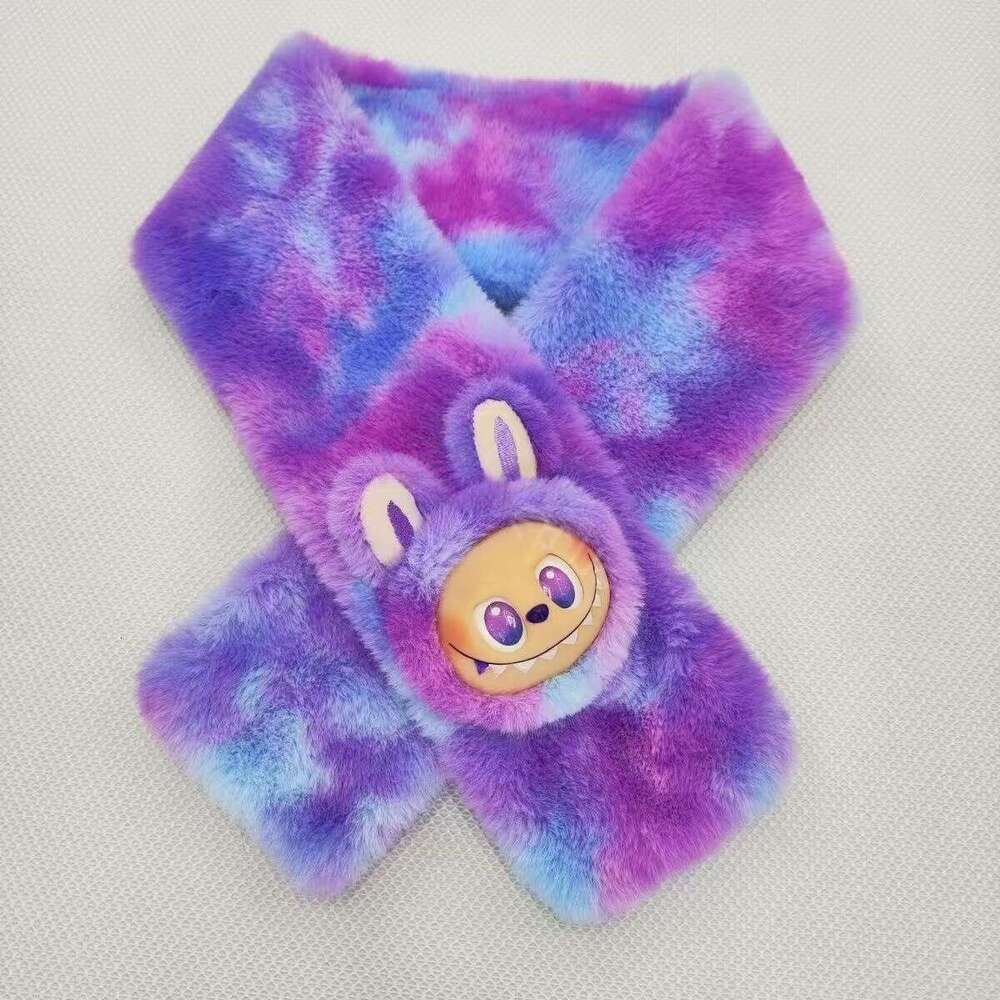 2025 new Christmas popmart labubu scarf earmuff designer doll v1 v2 v3 la bubu big into energy blind box clothes have a seat keychain De